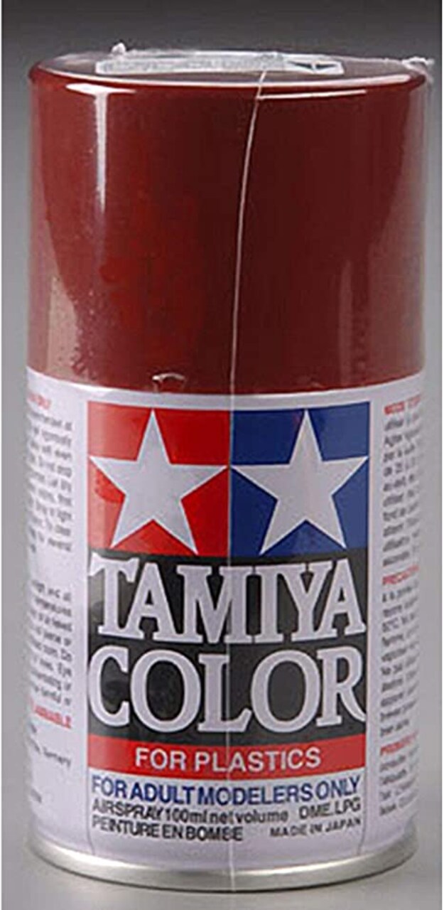 Tamiya TS-33 Dull Red, 100ml Spray Lacquer Paint For Plastics